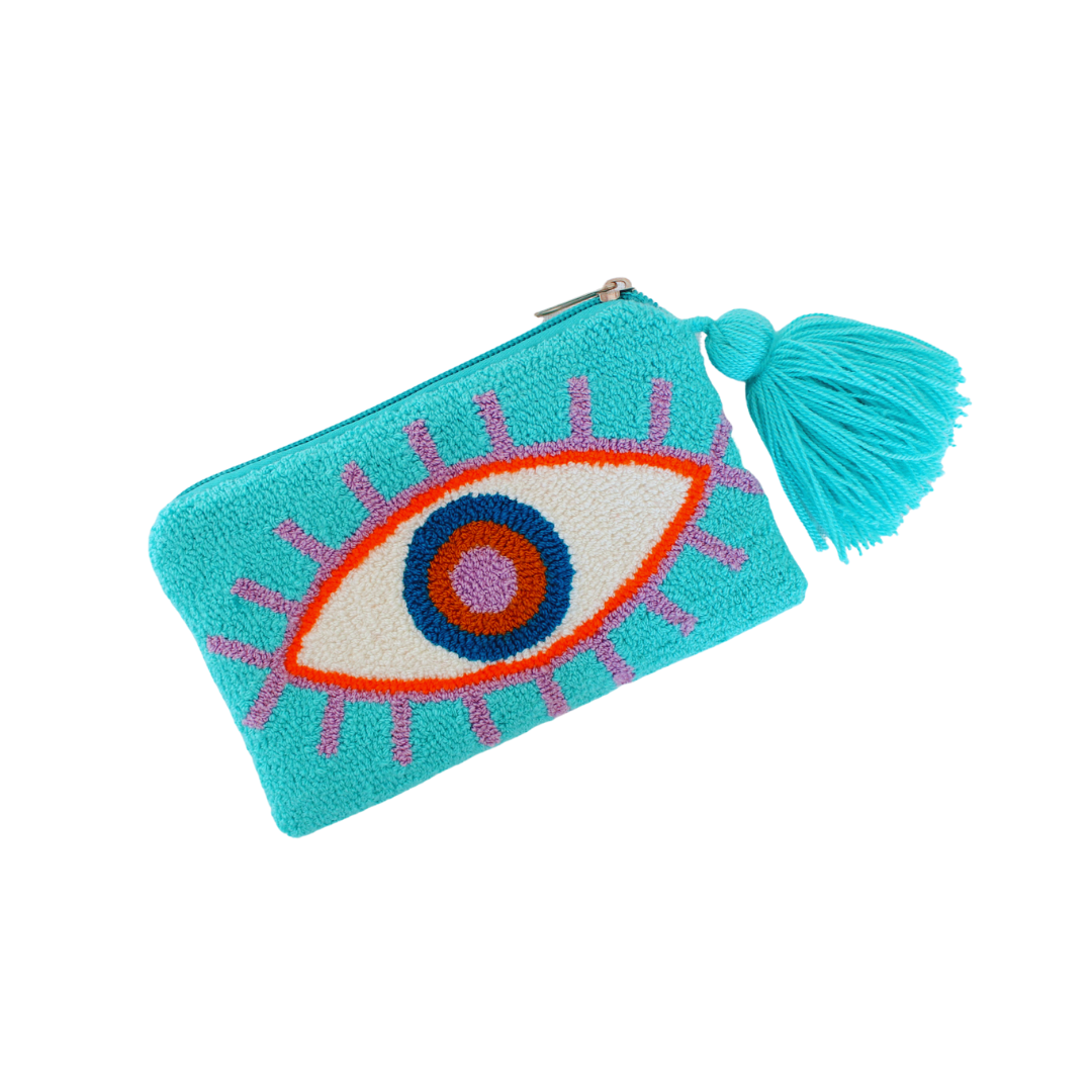 Cielo Wayuu Fuzzy Clutch