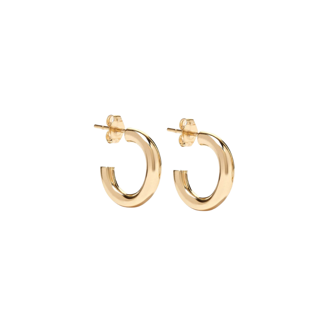 chunky gold hoops