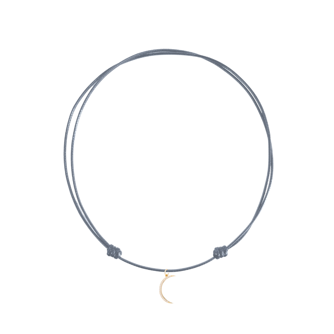 Moon Cord Necklace