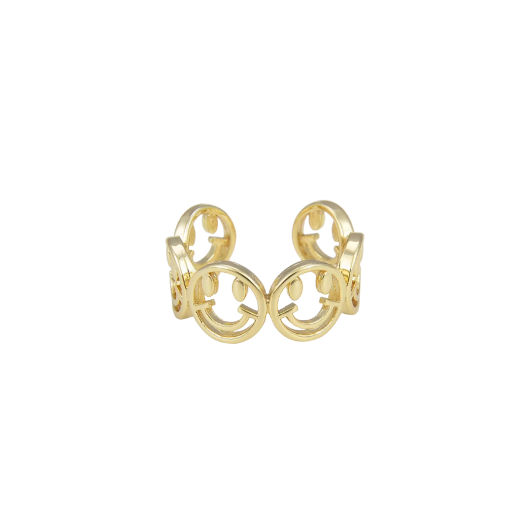 smiley face ring