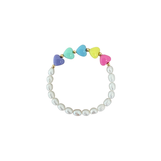 Sweetheart Pearl Bracelet